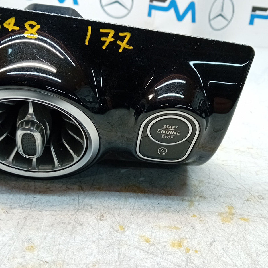 MERCEDES A-CLASS W177 DASHBOARD  TRIM + 3 AIRVENT + ENGINE BUTTON A177 FM001548