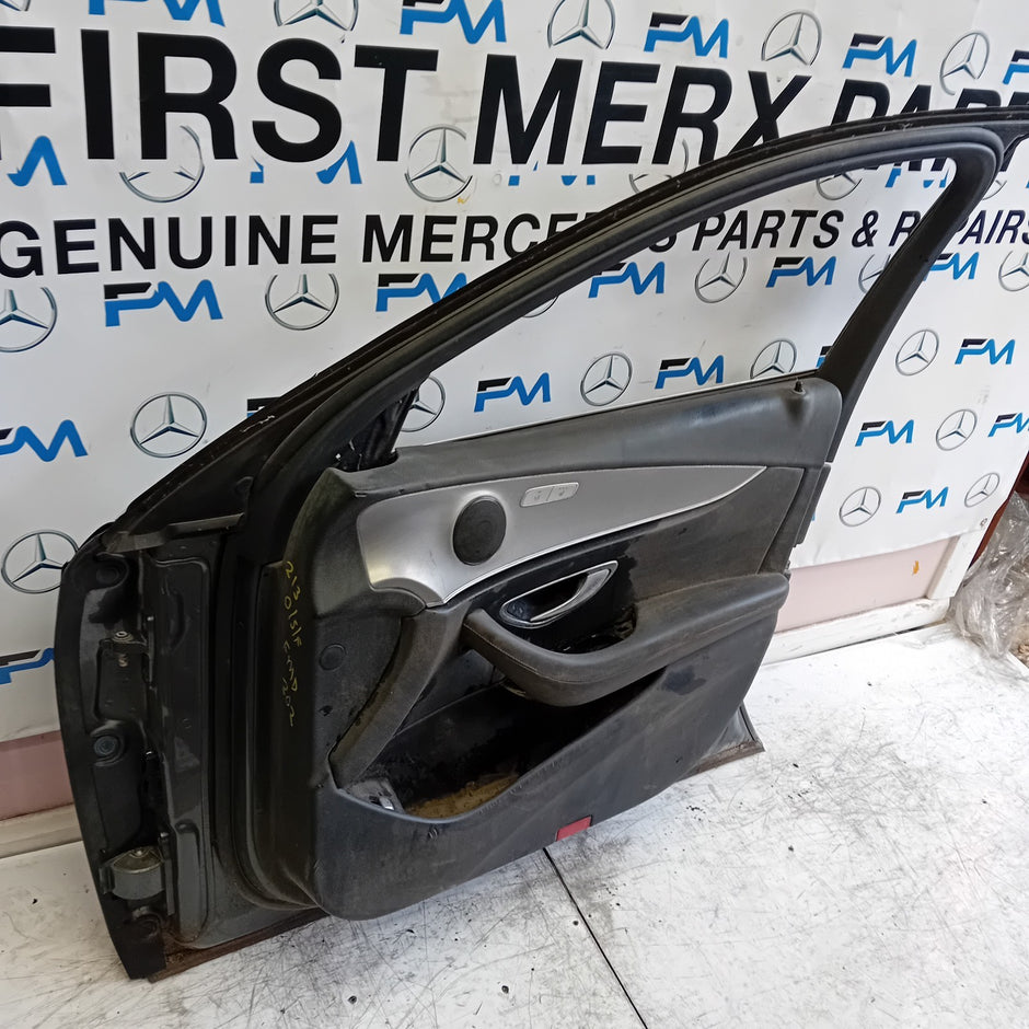MERCEDES BENZ  E-CLASS W213 DRIVER FRONT DOOR OSF GREY 2016 ON COMPLETE FMD202