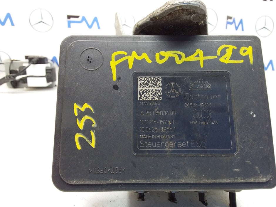 MERCEDES C-CLASS W205 ABS PUMP MODULE CONTROL UNIT A2539011400 FM00429