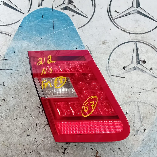 MERCEDES BENZ E-CLASS W212 SALOON PASSENGER SIDE REAR INNER  TAIL LIGHT
