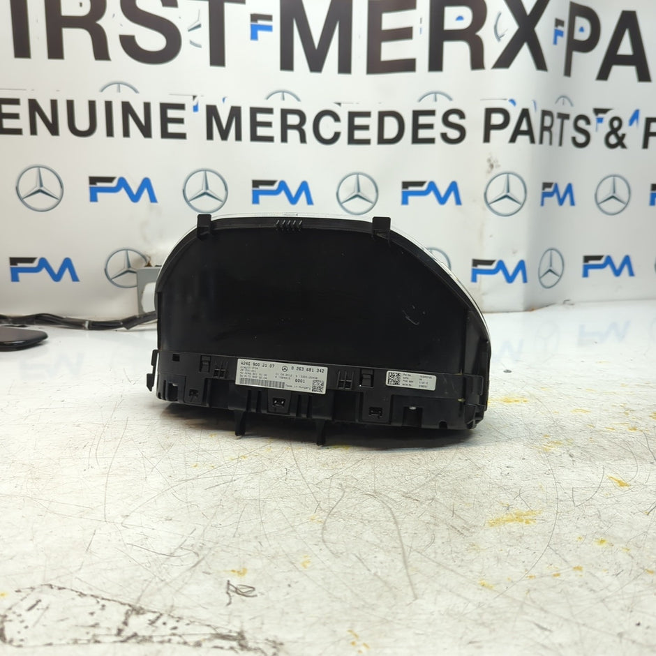 MERCEDES B-CLASS W246 SPEEDOMETER INSTRUMENT CLUSTER BLACK A2469002107 FM001358