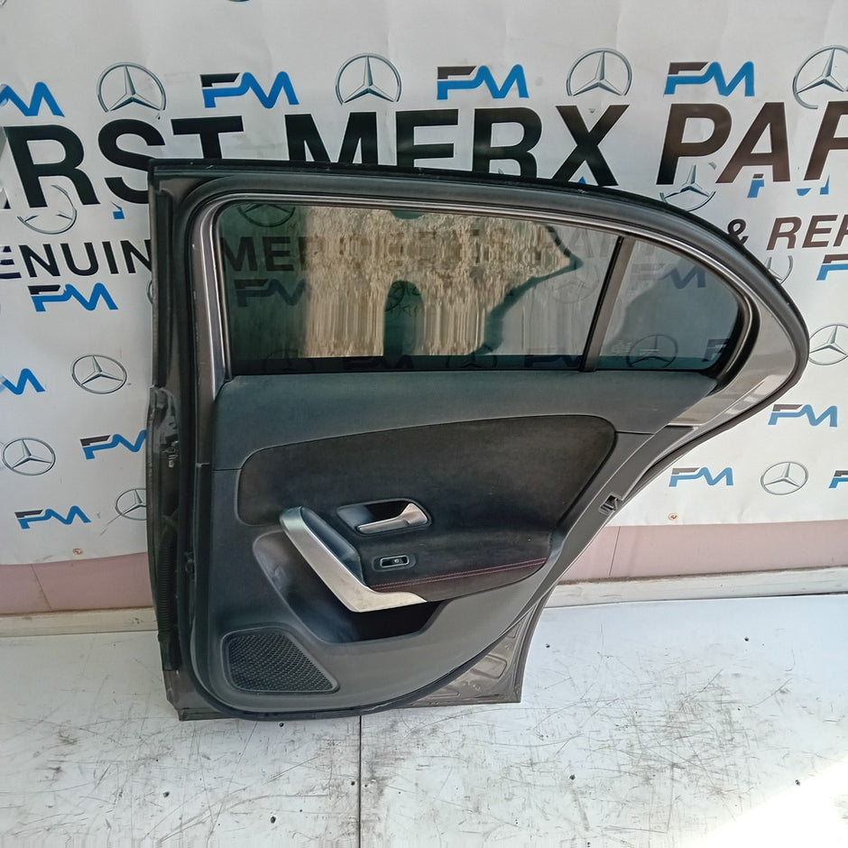 MERCEDES  A-CLASS W177 DRIVER SIDE REAR DOOR N/S/R COMPLETE GREY FMD115