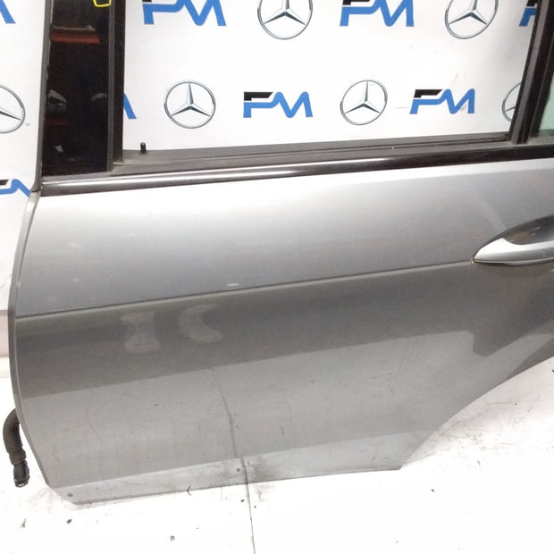 MERCEDES BENZ E-CLASS W212 PASSENGER SIDE REAR DOOR N/S/R COMPLETE SILVER FMD78