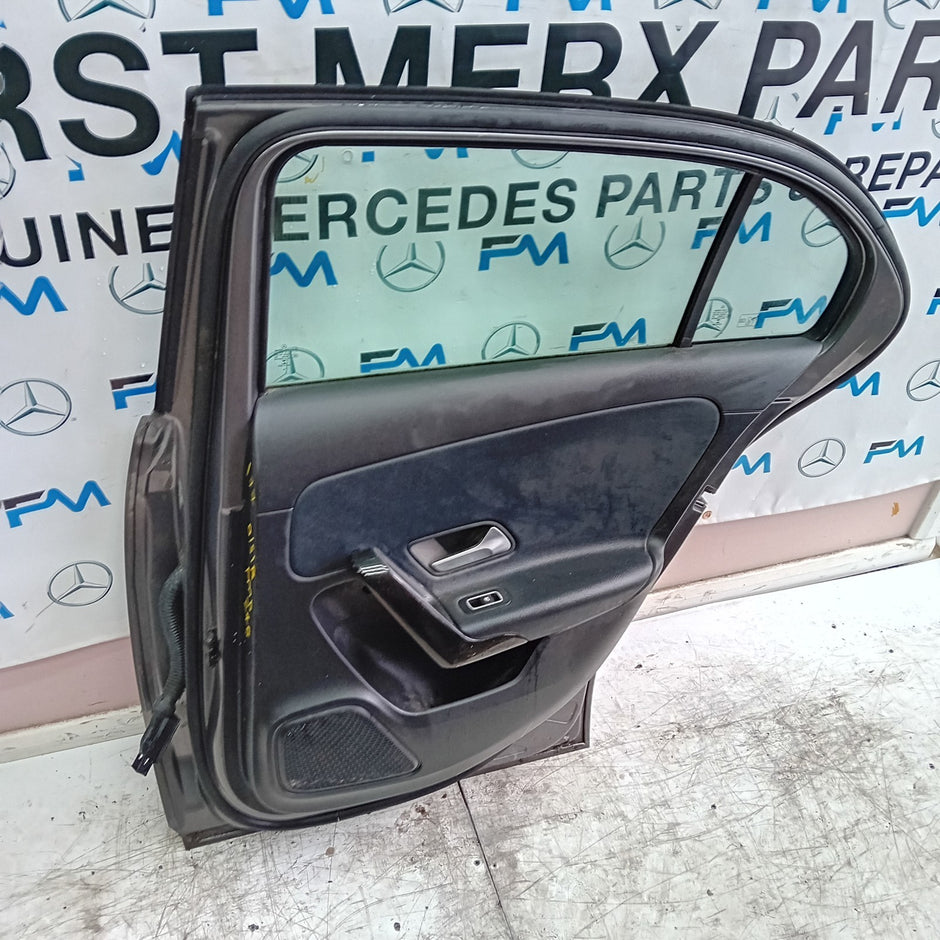 MERCEDES A-CLASS W177 DRIVER  REAR DOOR OSR GREY 2018 ON COMPLETE FMD245