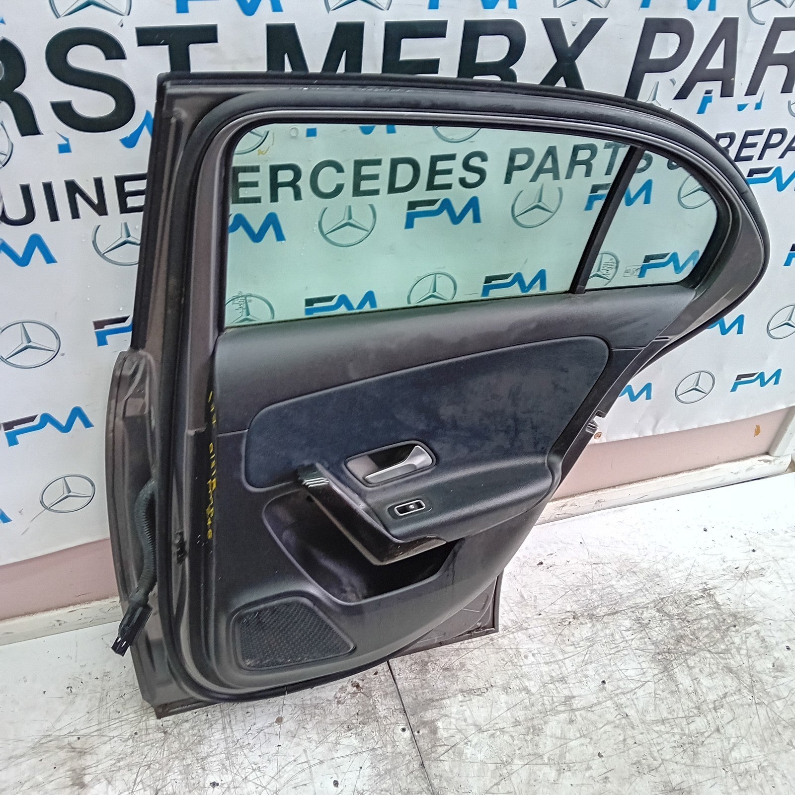 MERCEDES A-CLASS W177 DRIVER  REAR DOOR OSR GREY 2018 ON COMPLETE FMD245
