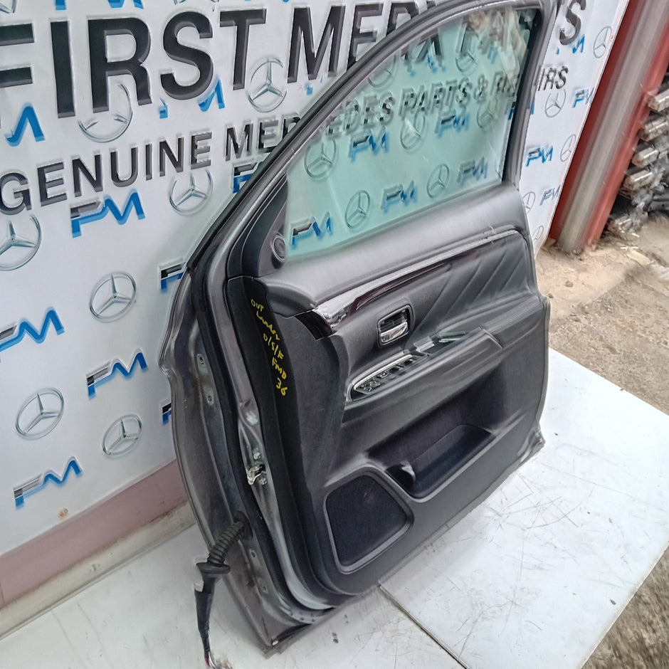 MITSUBISH OUTLANDER DRIVER SIDE FRONT DOOR O/S/F COMPLETE SILVER FMD36
