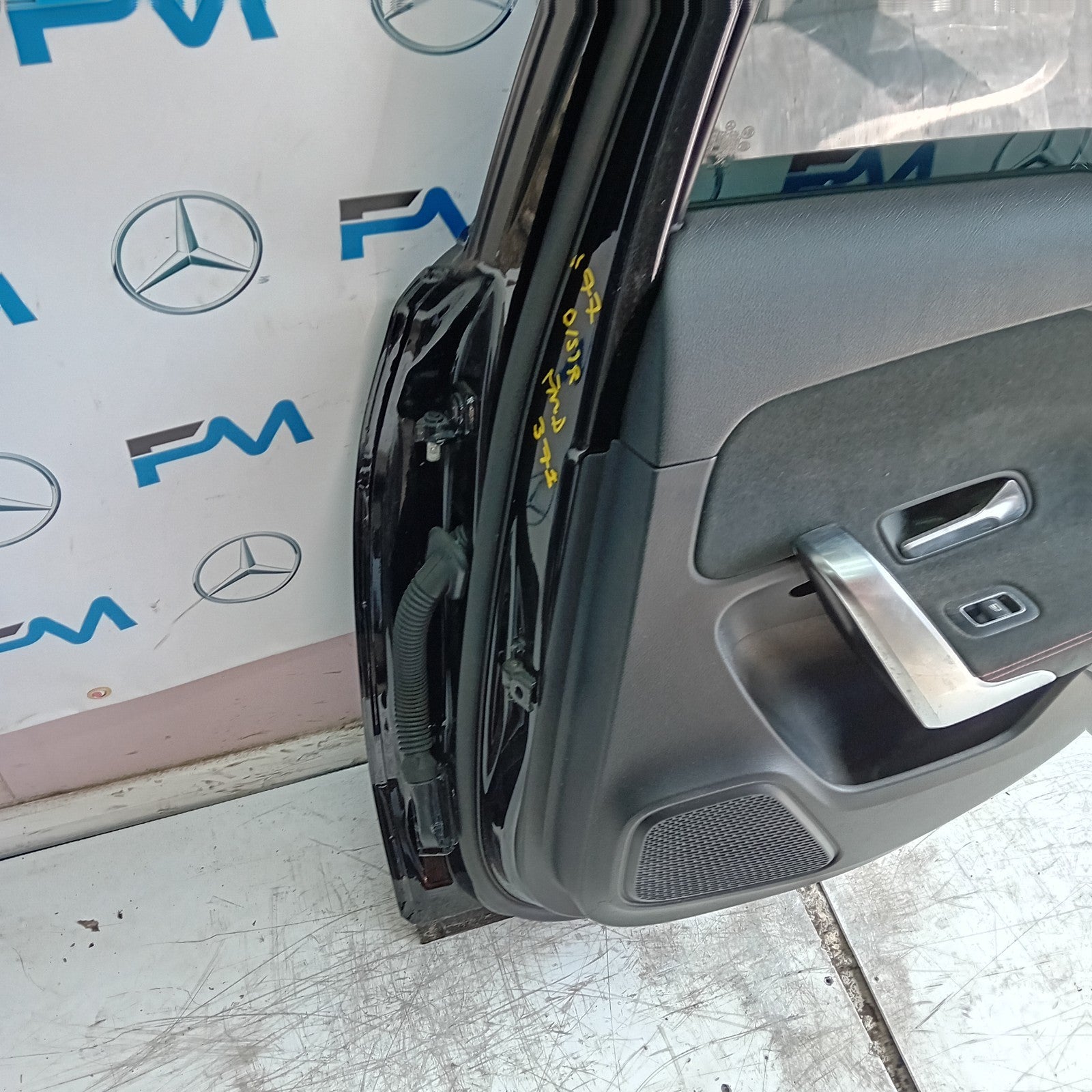 MERCEDES BENZ A-CLASS W177 DRIVER REAR DOOR OSR GREY 2018 ON COMPLETE FMD371