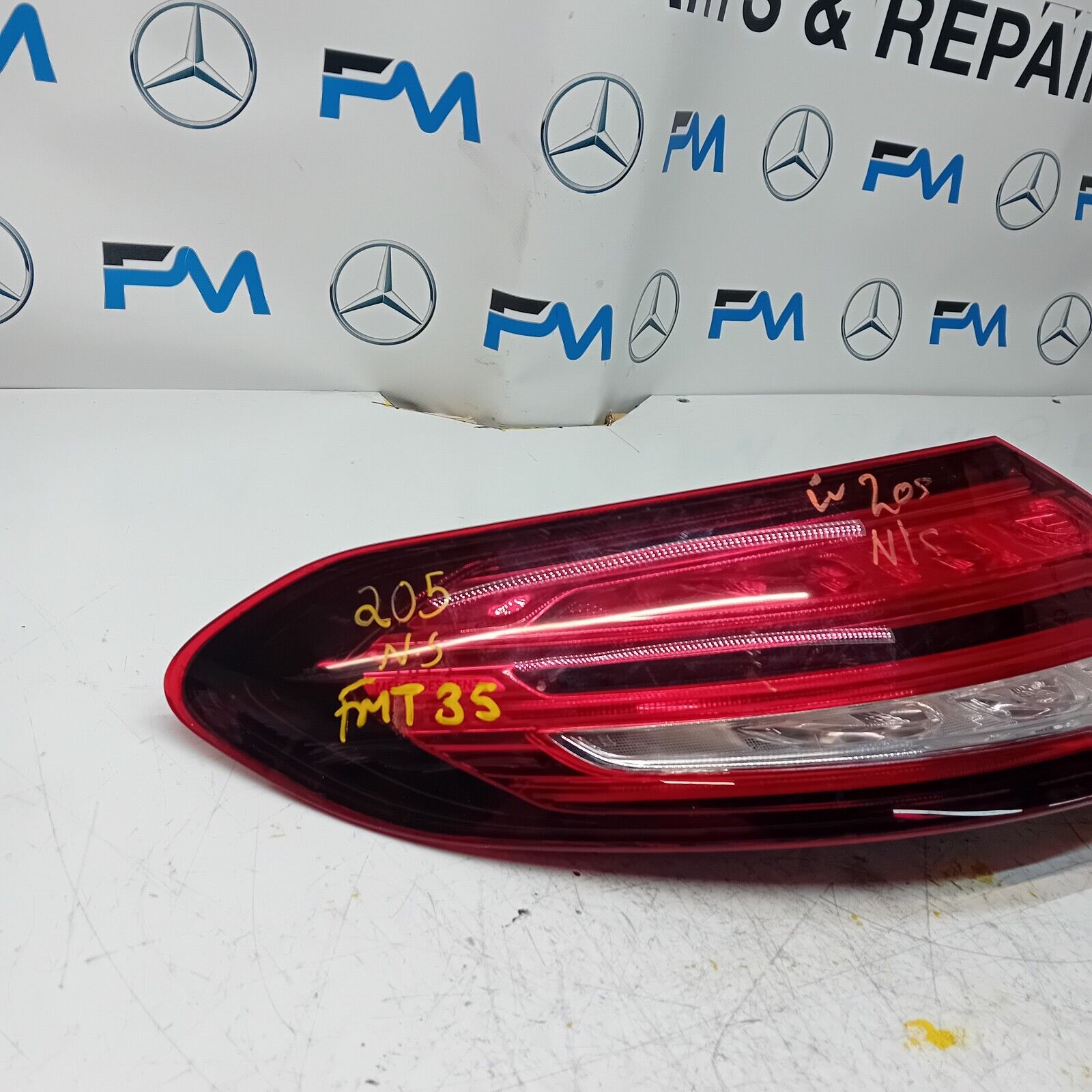 MERCEDES C-CLASS 2020 W205 COUPE REAR PASSENGER N/S TAIL LIGHT A2059063105 FMT35