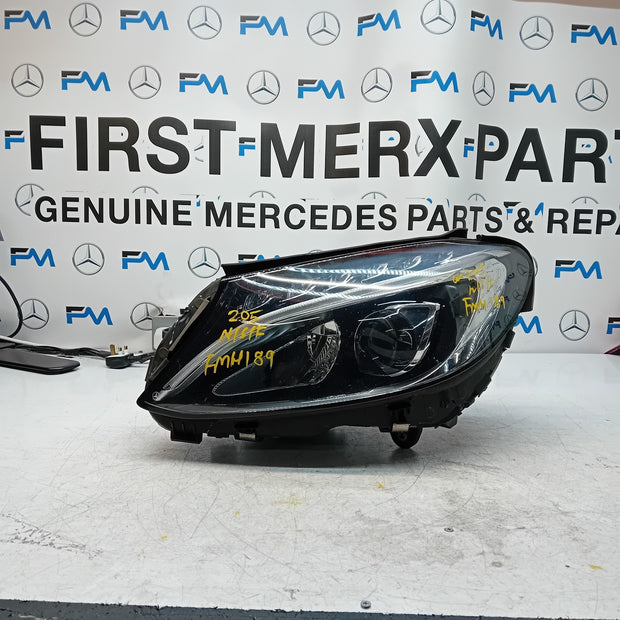 MERCEDES C-CLASS W205 PASSENGER  HIGH PERFORM HEADLIGHT A2059062704 20l4 FMH189