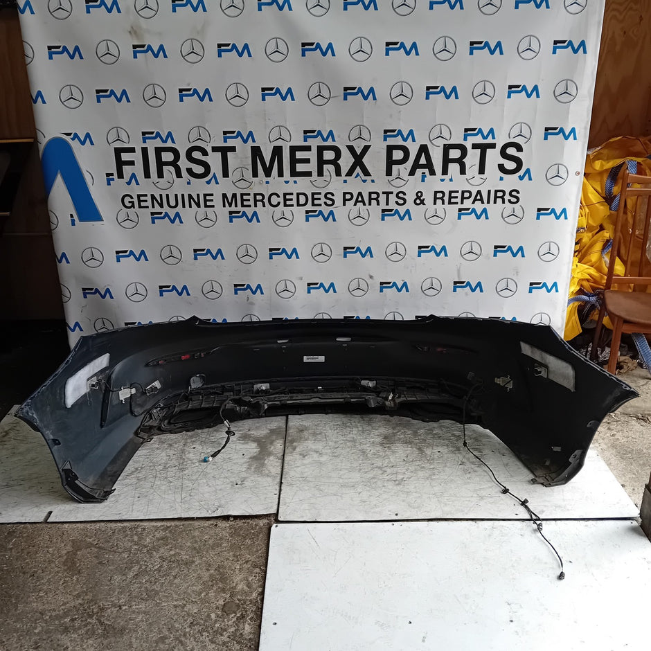MERCEDES BENZ C-CLASS W205 COUPE REAR BUMPER 2015 BLUE FMX56