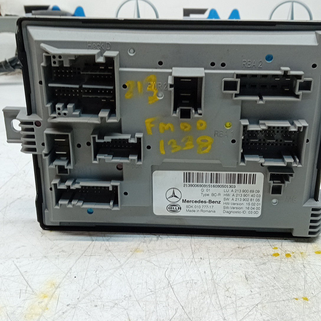 MERCEDES E-CLASS REAR SAM CONTROL MODULE W213 A2139006909 FM001338