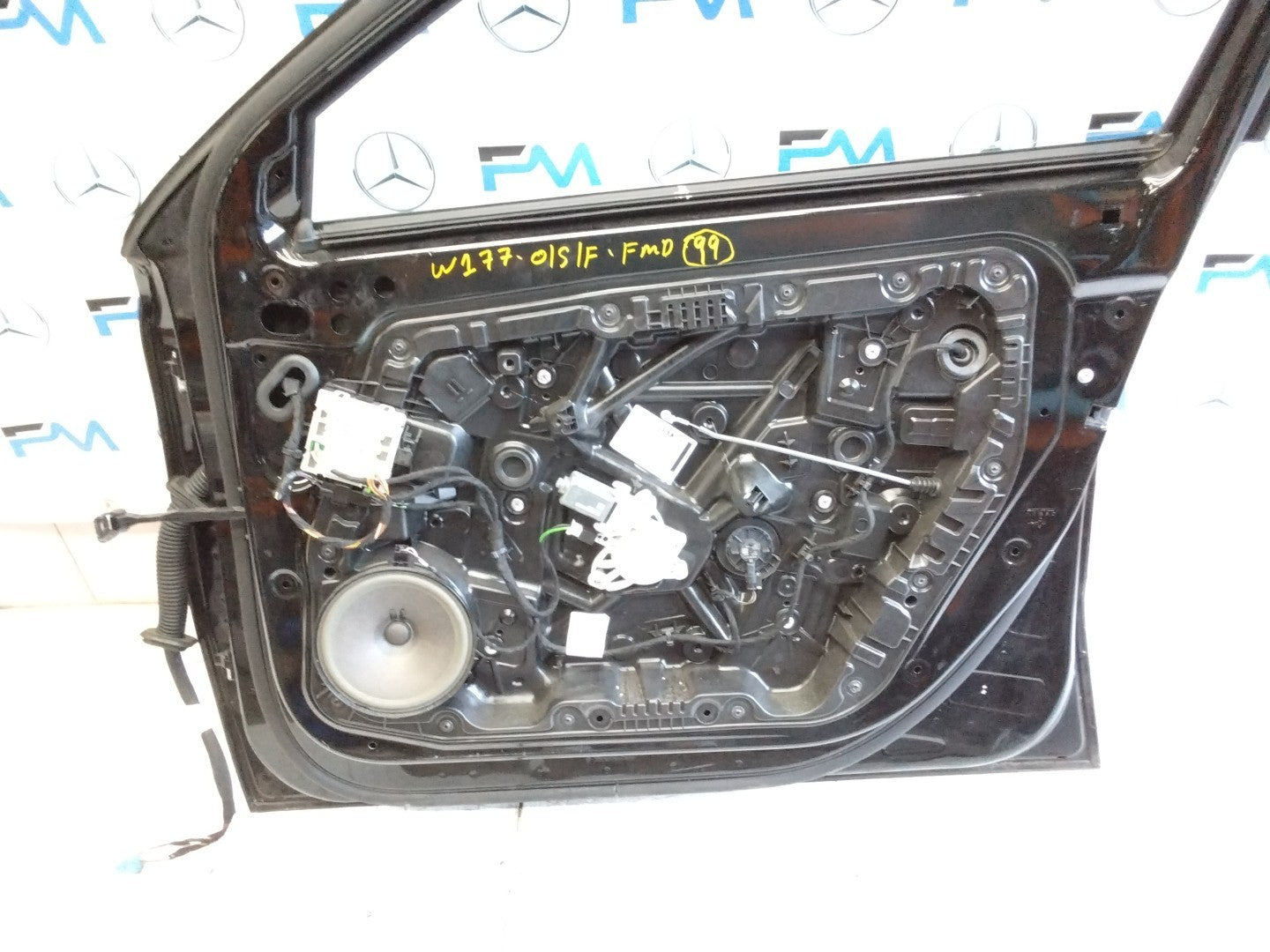 MERCEDES BENZ  A-CLASS W177 DRIVER SIDE FRONT DOOR O/S/F BLACK FMD99
