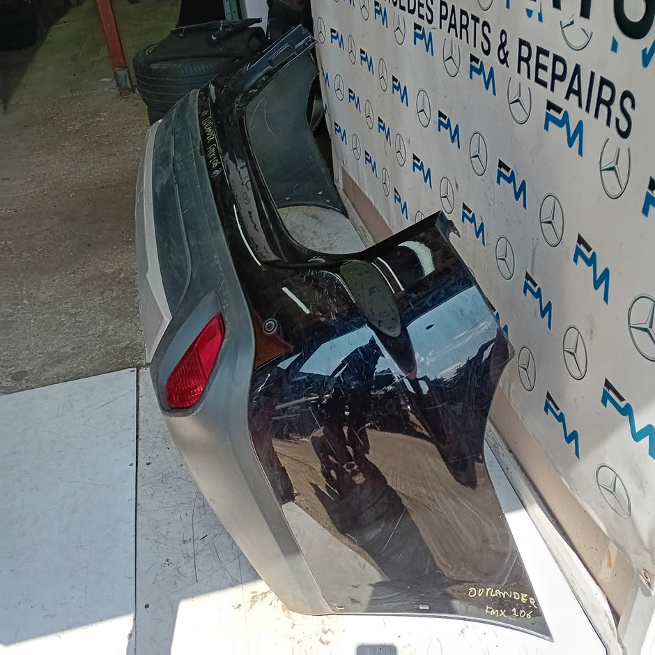 MITSUBISHI OUTLANDER MK3 REAR BUMPER BLACK 2013 COMPLETE FMX106