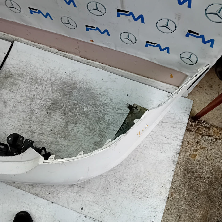 MERCEDES BENZ C-CLASS C205 COUPE REAR BUMPER 2016 ON WHITE COMPLETE FMX34