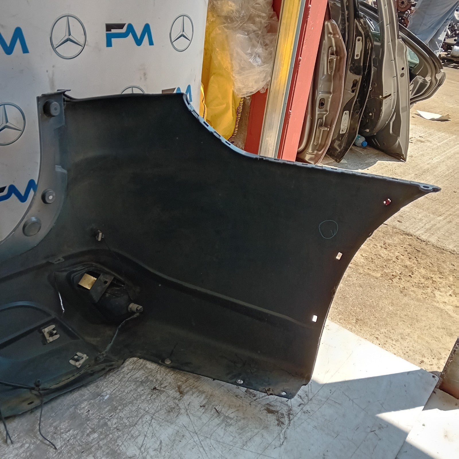 MITSUBISHI OUTLANDER MK3 REAR BUMPER GREY 2013 FMX111