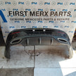 MERCEDES BENZ E-CLASS C238 COUPE BLACK REAR BUMPER 2016 ON COMPLETE FMX98
