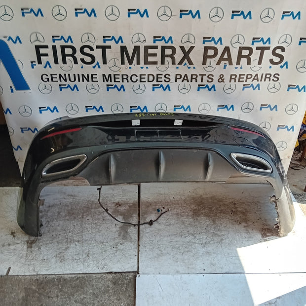 MERCEDES BENZ E-CLASS C238 COUPE BLACK REAR BUMPER 2016 ON COMPLETE FMX98