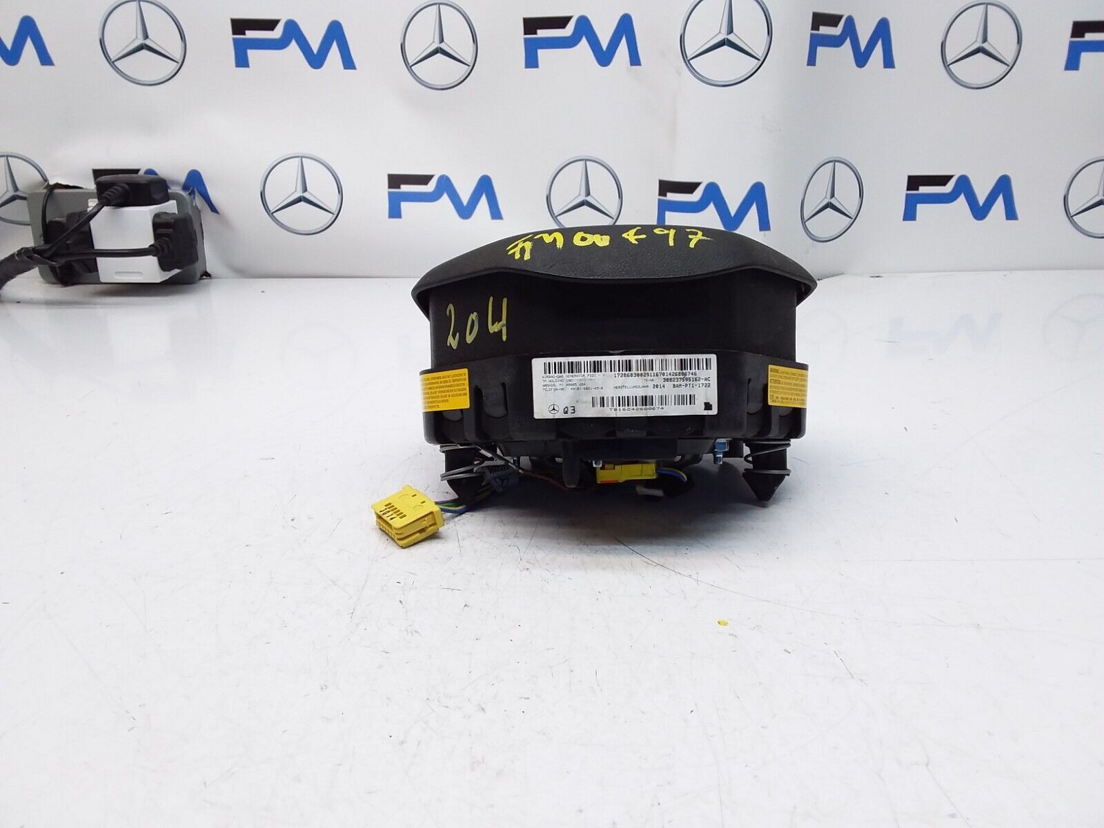 MERCEDES E-CLASS W204 STEERING WHEEL AIRBAG 308237595162-AC FM00497