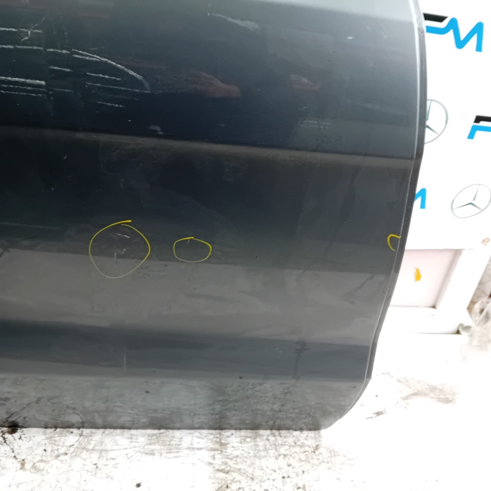 MERCEDES GLE W166 DRIVER REAR DOOR OSR GREY 2015-19 COMPLETE FMD253