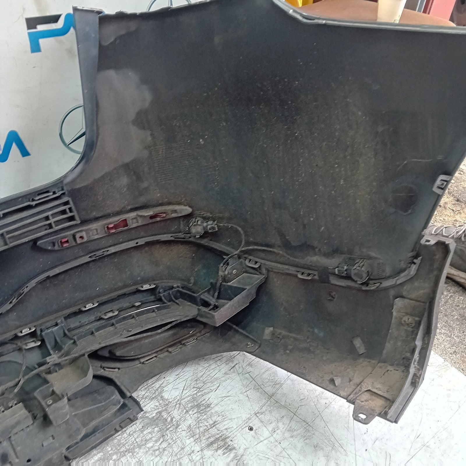 MERCEDES BENZ GLC W253 REAR BUMPER 2015 GREY COMPLETE A2538850200 FMX64