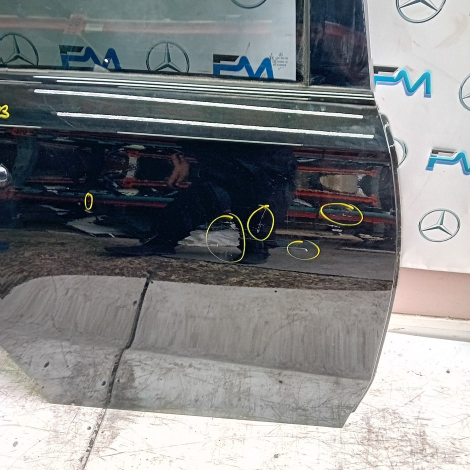 MERCEDES A-CLASS W177 SLN DRIVER REAR DOOR OSR BLACK 2018 ON COMPLETE FMD263