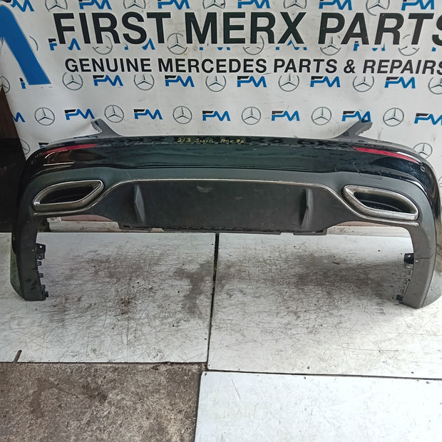 MERCEDES BENZ E-CLASS W213 SALOON REAR BUMPER BLACK 2016 ON A2138850001 FMX76