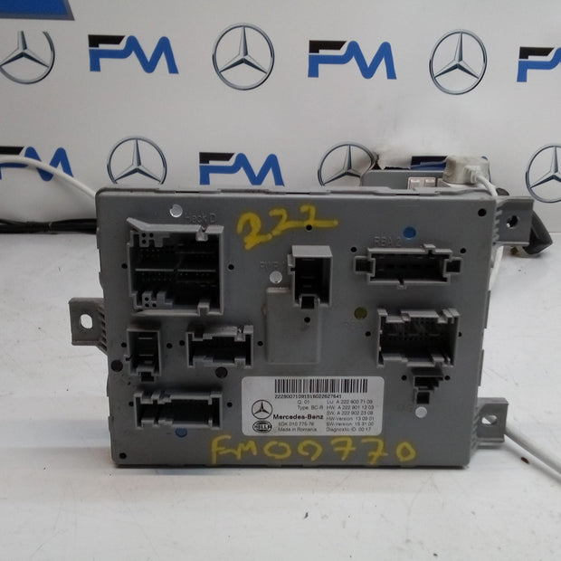 MERCEDES S-CLASS REAR SAM CONTROL MODULE W222 A2229007109 FM00770