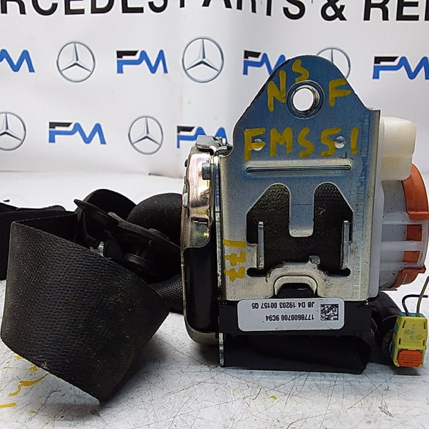 MERCEDES A CLASS  FRONT LEFT SEAT BELT WITH PRETENSIONER A1778600700 FMS51 NSF