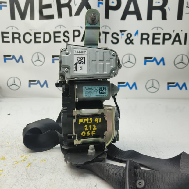 MERCEDES BENZ E-CLASS W212 DRIVER SIDE FRONT SEAT BELT A2128607685 OSF FMS41