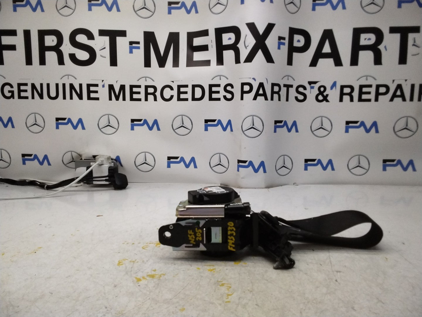 MERCEDES C-CLASS W205 SEAT BELT FRONT PASSENGER LEFT SIDE A2058600185 FMS330 NSF