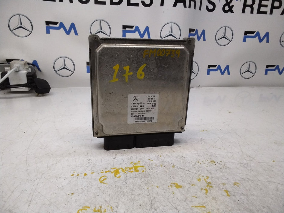 MERCEDES E-CLASS W176 2012 ENGINE  CONTROL MODULE A6519007003 FM00739