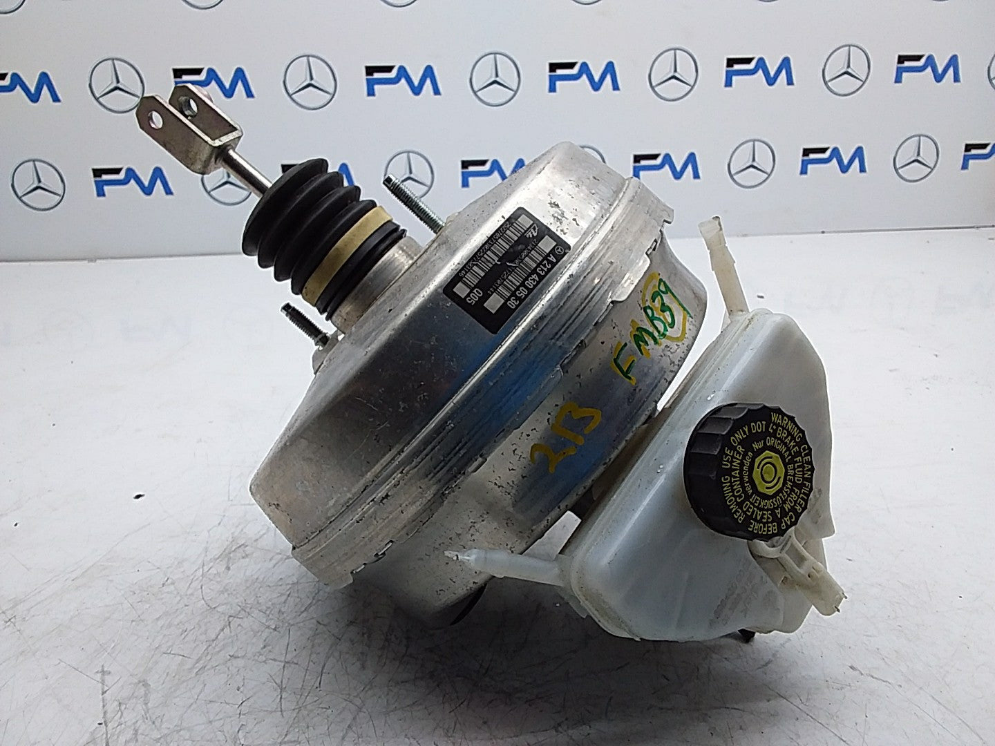MERCEDES BENZ E-CLASS W213 SERIES 2016 ONWARDS BRAKE SERVO A2134300530 FMB39