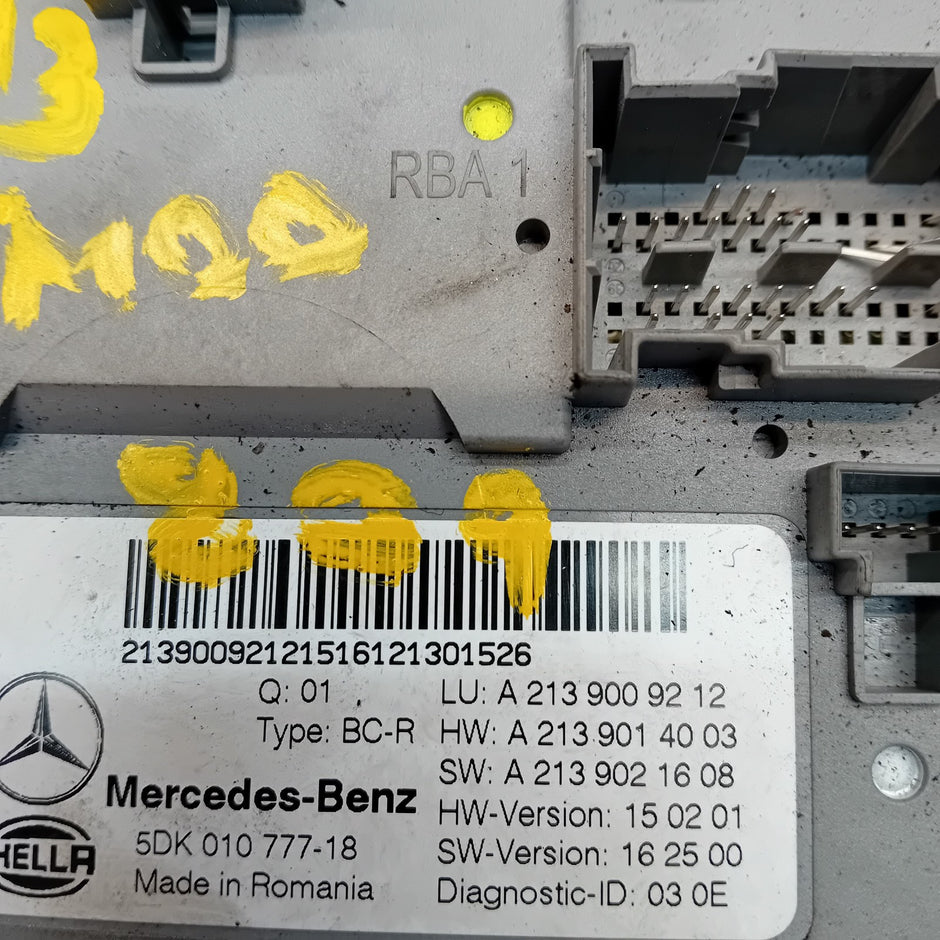 MERCEDES E-CLASS REAR SAM CONTROL MODULE W213 A2139009212 FM00839