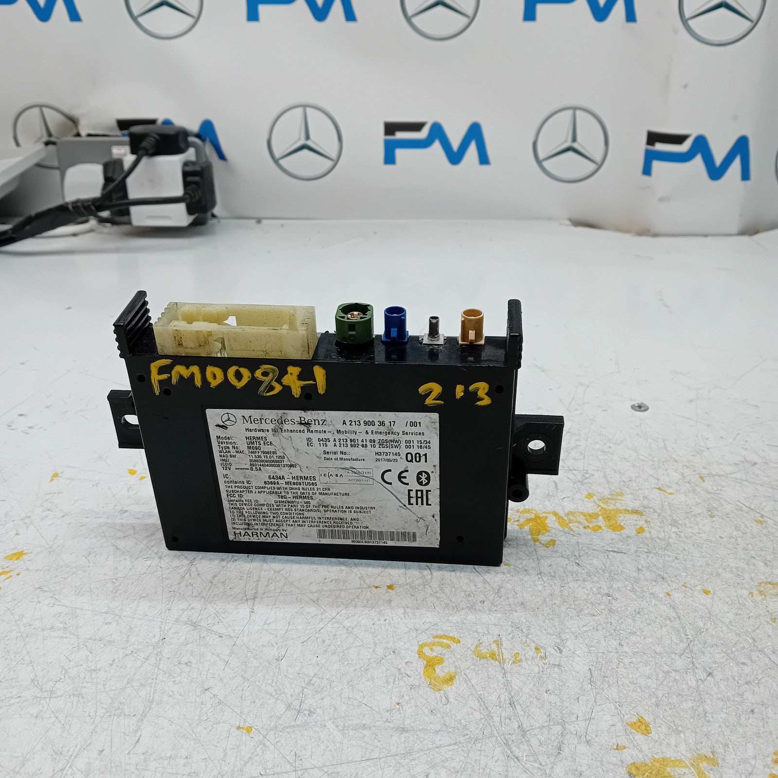 Mercedes W213 Bluetooth Hermes LTE Control Unit Module A2139003617  FM00841