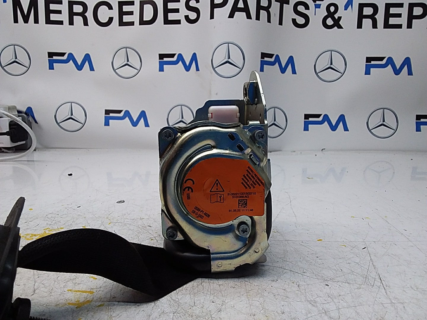 MERCEDES A-CLASS  FRONT RIGHT SEAT BELT WITH PRETENSIONER A1778600800 FMS58 OSF