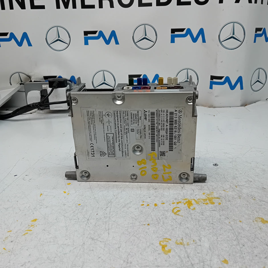 MERCEDES BENZ E-CLASS W213 2018 RADIO CD STEREO HEAD UNIT A2139006216 FM00810