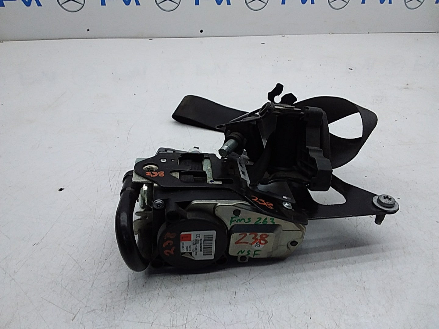 MERCEDES E-CLASS W238 SEAT BELT FRONT LEFT PASSENGER SIDE A2388602800 FMS263 NSF