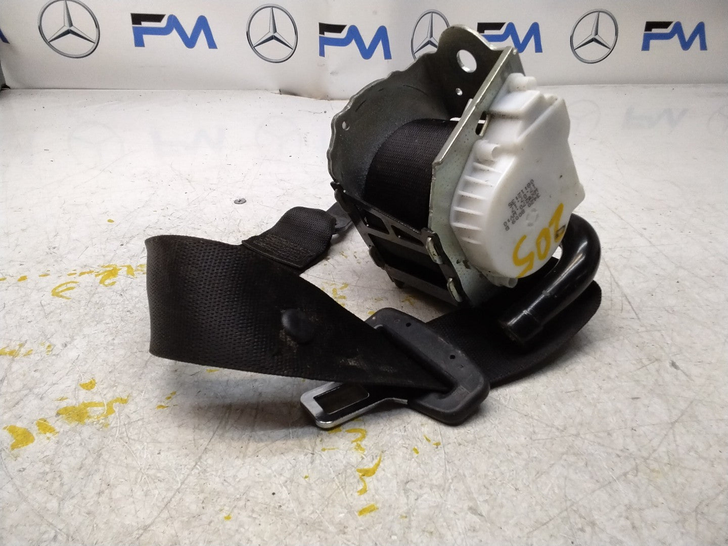 MERCEDES C CLASS W205 REAR PASSENGER SIDE SEAT BELT A2058600585 FMS392 NSR