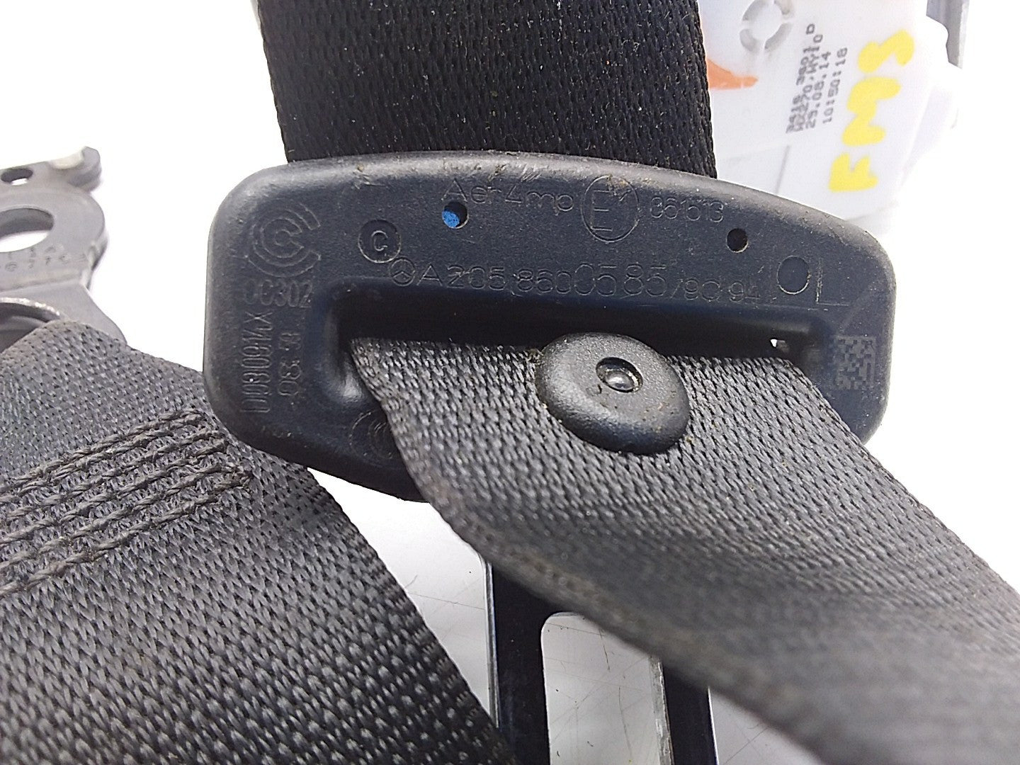 MERCEDES C CLASS W205 REAR PASSENGER SIDE N/S/R SEAT BELT A2058600585 FMS11