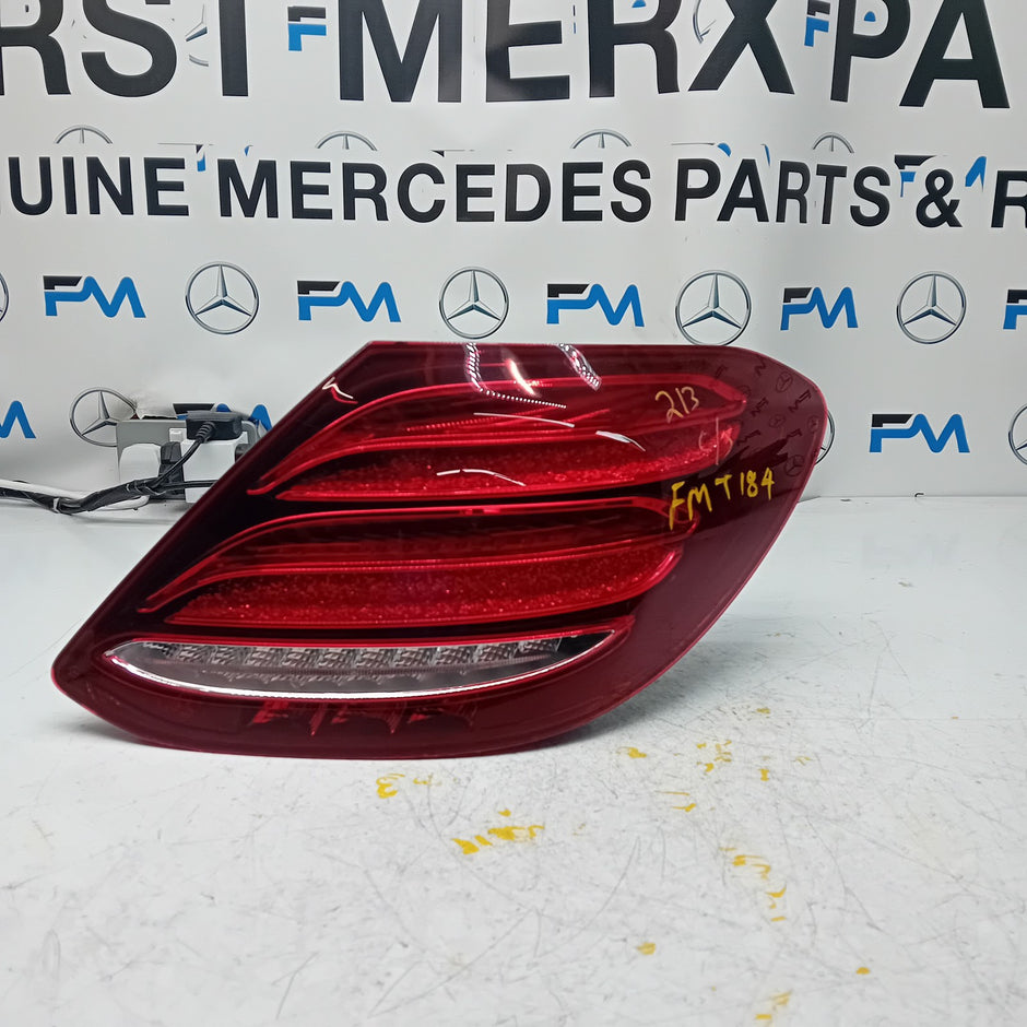 MERCEDES E-CLASS W213 DRIVER SIDE OS REAR TAIL LIGHT FMT184 2023 A2139068000