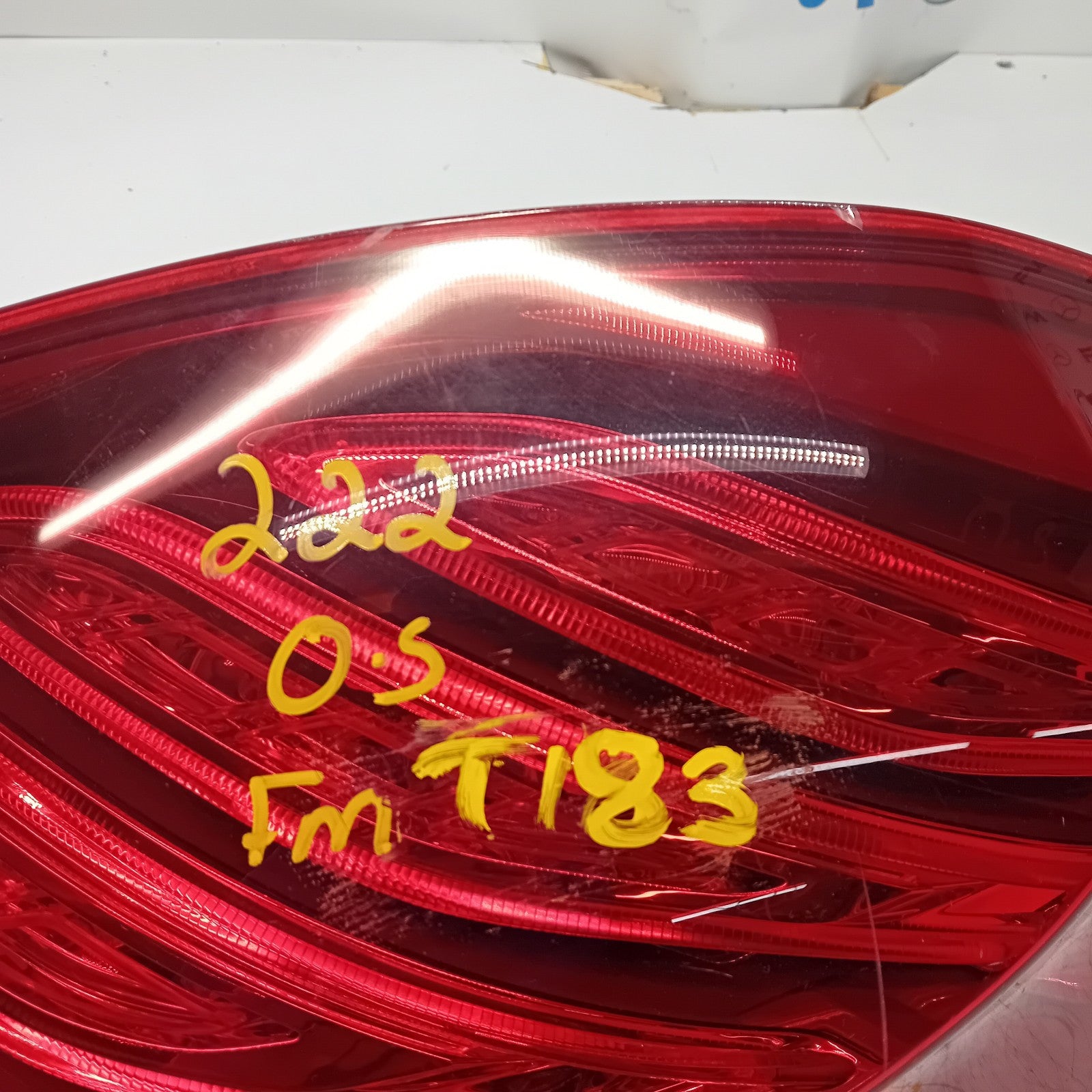 MERCEDES S-CLASS W222 DRIVER SIDE OS REAR TAIL LIGHT FMT183 2016 A2229065501
