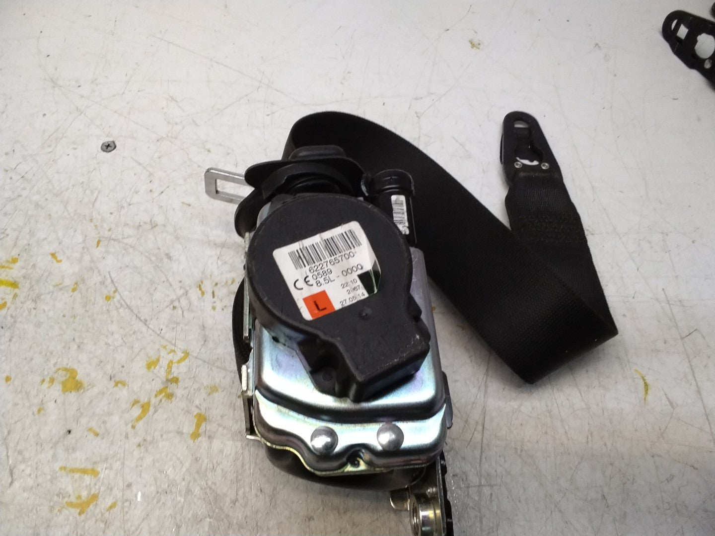 MERCEDES C-CLASS W205 SEAT BELT PASSENGER LEFT SIDE A2058600185 FMS299 NSF