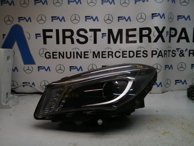 MERCEDES CLA W117 HEADLIGHT PASSENGER NS LEFT A1179065300 2015 FMH172
