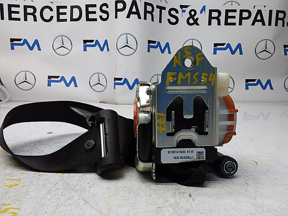 MERCEDES A CLASS  FRONT LEFT SEAT BELT WITH PRETENSIONER A1778600700 FMS54 NSF