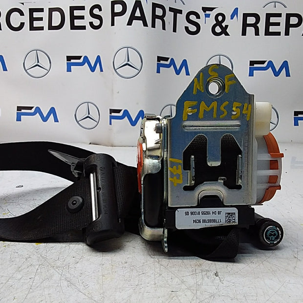MERCEDES A CLASS  FRONT LEFT SEAT BELT WITH PRETENSIONER A1778600700 FMS54 NSF