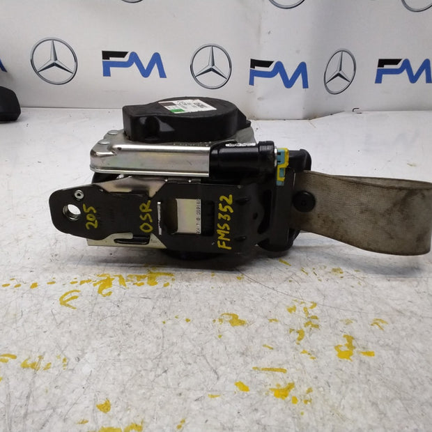 MERCEDES C-CLASS W205 SEAT BELT REAR RIGHT DRIVER SIDE A2058601601 FMS352 OSR