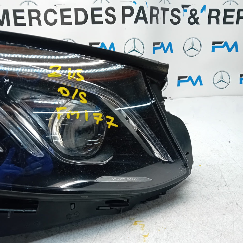 MERCEDES E-CLASS W213 HEADLIGHT DRIVER SIDE OS RIGHT A2129069608 2018 FMH177
