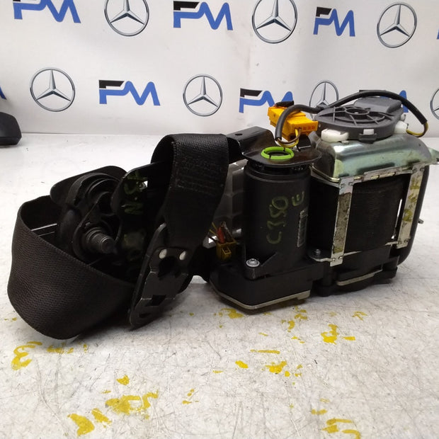 MERCEDES BENZ W205 C CLASS FRONT LEFT SEAT BELT A2058606300 FMS343 NSF