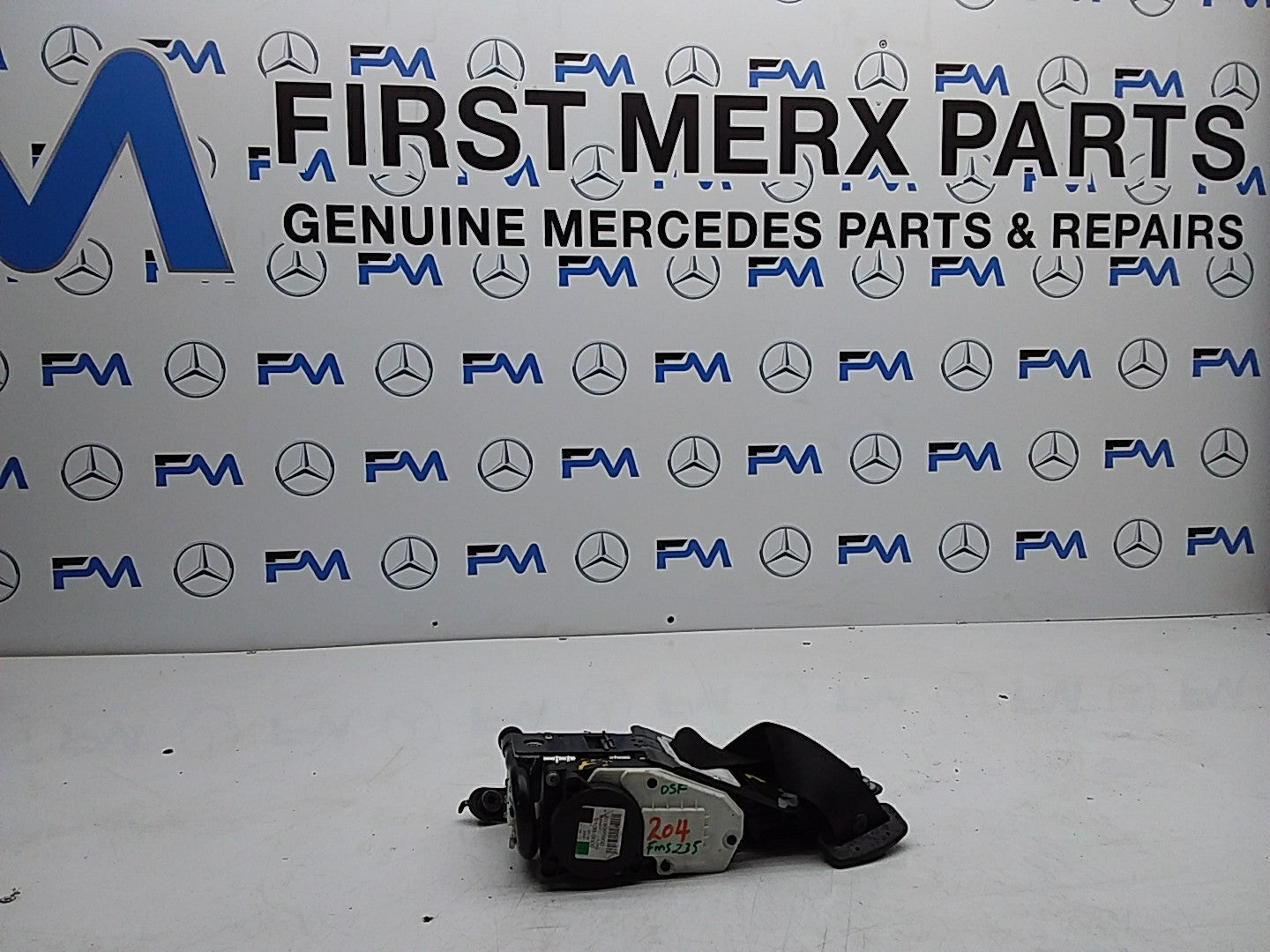 MERCEDES C-CLASS W204 SEAT BELT FRONT RIGHT DRIVER SIDE A2048602485 FMS235 OSF