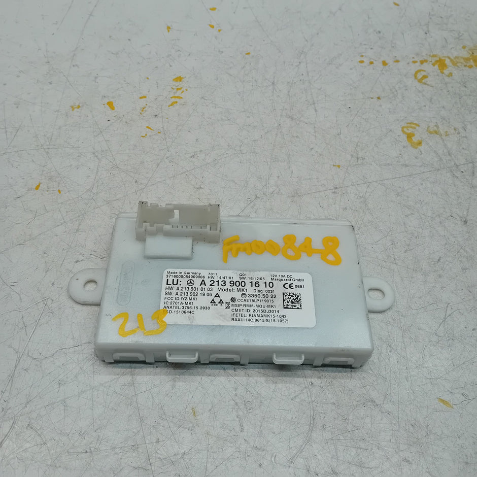 MERCEDES BENZ E-CLASS KEYLESS GO CONTROL UNIT W213 A2139001610 FM00848